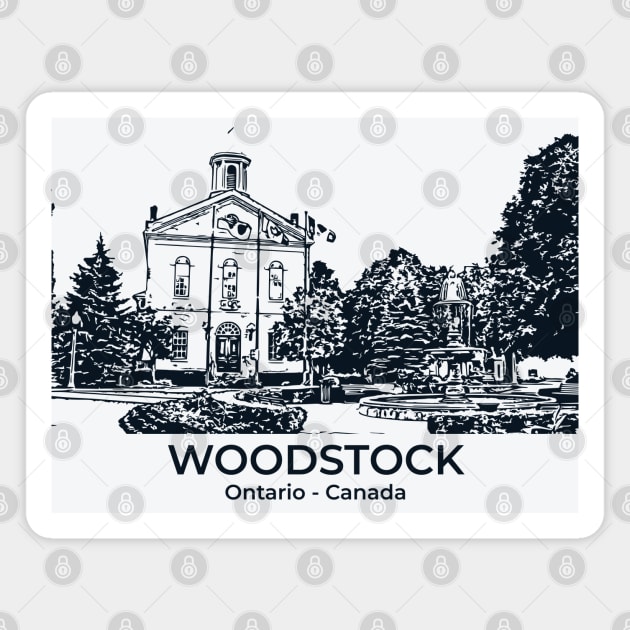 Woodstock - Ontario Magnet by Lakeric